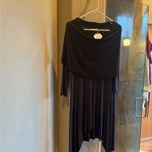 Ruby Jane size xs / size 0 charcoal and black tunic top or dress